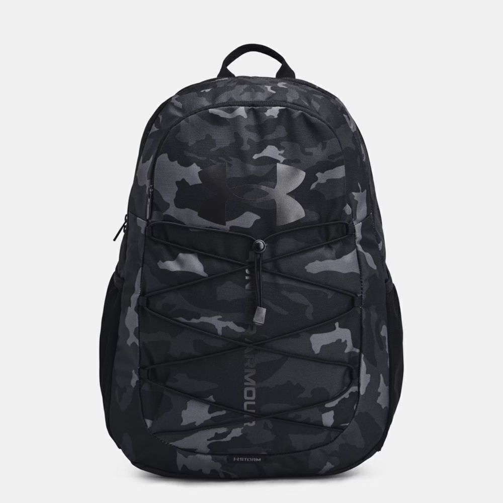 Under Armour Black and Gray Camo Backpack